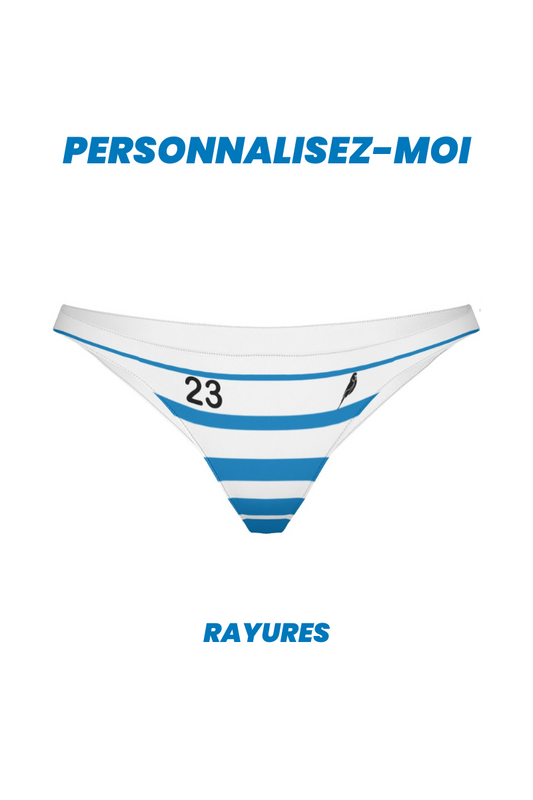 Personnalisation Bas Shelly Rayures